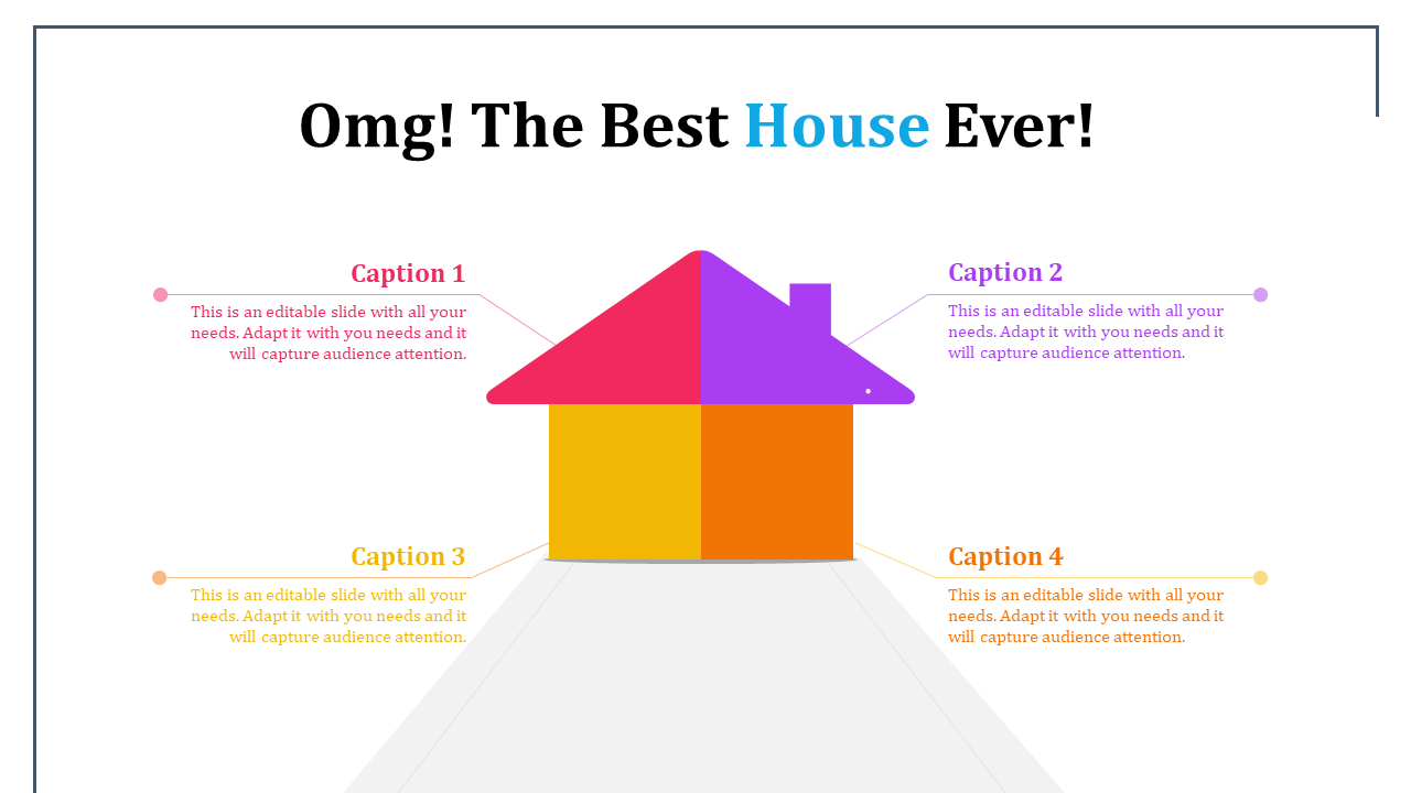 Free - Colorful House Presentation Template Slide Design